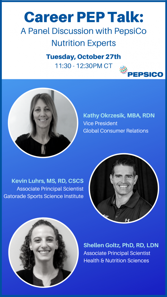 Panel Discussion with PepsiCo Nutrition Experts Webinar image
