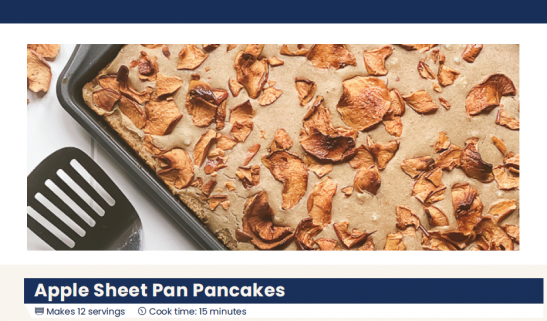 Sheet-Pan Apple Pancake