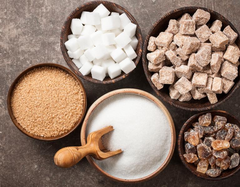 Science of sweetness toolkit thumbnail of bowls of sugar 